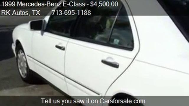 1999 Mercedes-Benz E-Class 3.2L - for sale in Houston, TX 77 смотреть онлайн