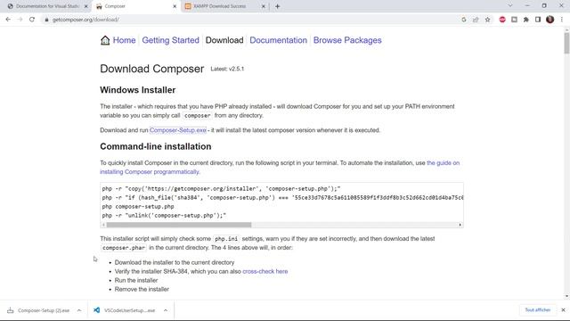 2- Installation xampp , composer et visual studio code смотреть онлайн
