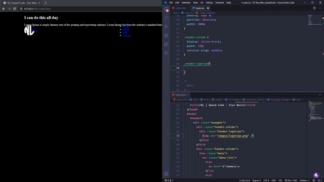 Web Design — Star Wars Design — Speed Art + Speed Code смотреть онлайн