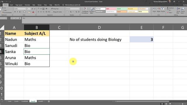 Count Functions in MS Excel | Excel Advanced Tutorials - 4 смотреть онлайн