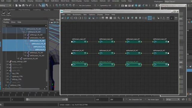 FK/IK Nodes Connector Script - (MEL) | Maya смотреть онлайн