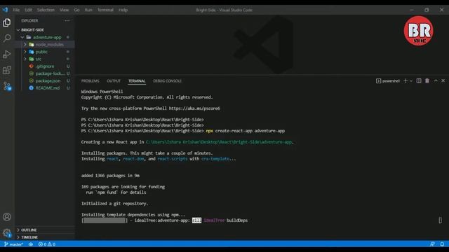 how to create react app in visual studio code смотреть онлайн