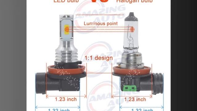 Ultra Bright H11 H8 H9 LED Headlight Bulbs Kit High Beam For 2014-2018 BMW i3 смотреть онлайн