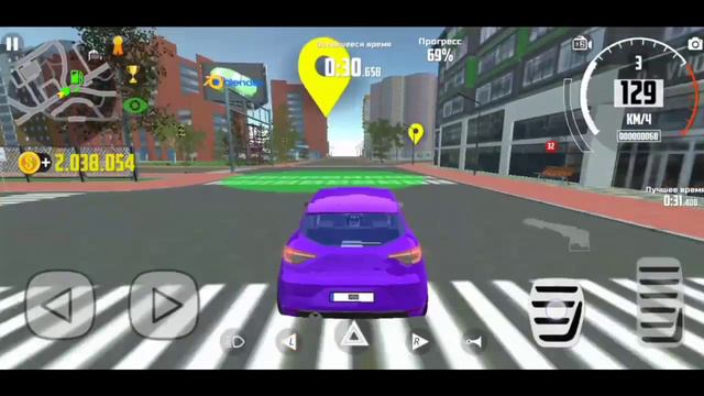 Самая ТИХАЯ ПОЕЗДКА в игре СИМУЛЯТОР АВТОМОБИЛЯ 2/CAR SIMULATOR 2