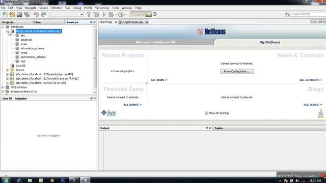 Connecting NetBeans With Wamp Server смотреть онлайн