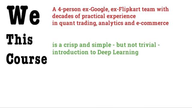 Applications of Deep Learning in Computer Vision - An Introduction to the New Course смотреть онлайн