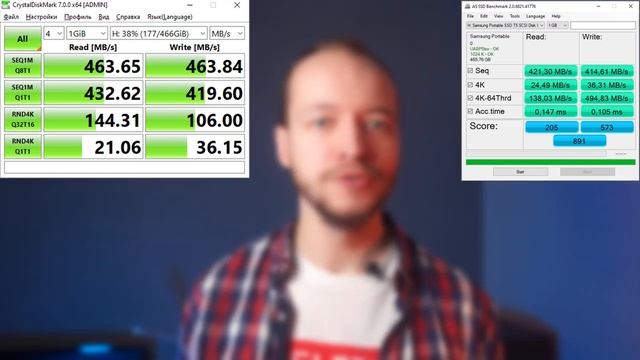 Обзор внешнего накопителя Samsung T5 / Как сделать внешний SSD? смотреть онлайн