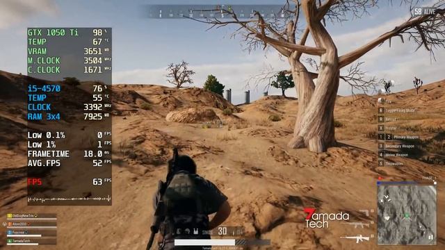 PUBG PC | i5 4570 | GTX 1050 Ti 4GB Game Play All Settings смотреть онлайн