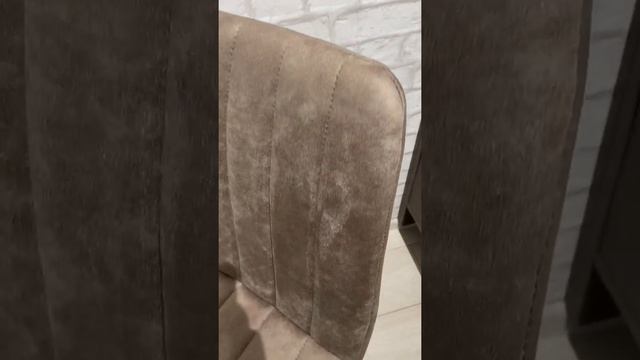 Стул в гостиную DUBLIN MF-06 теплый серый, ткань микрофибра / белый каркас смотреть онлайн