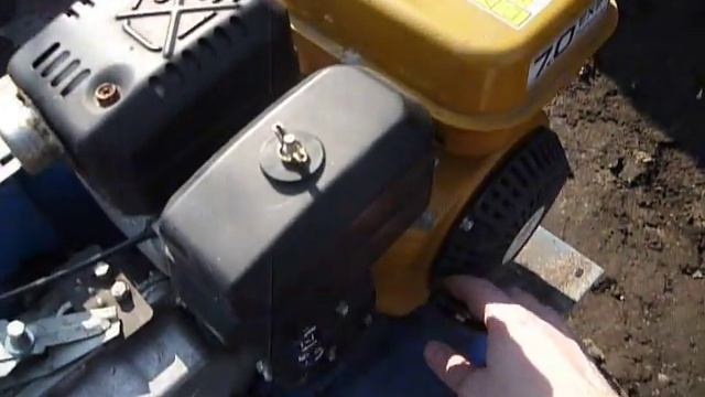 Первый запуск мотоблока после зимней спячки!!! смотреть онлайн