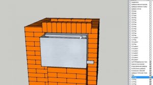 Кладка банной кирпичной печи с котлом для воды и прямым нагревом 200 кг камней