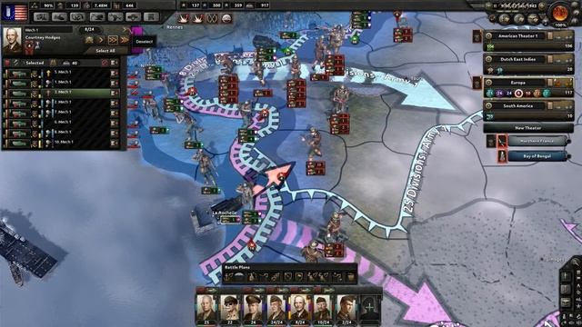 Hearts of iron 4 (HOI4) Road To 56 --- Free America #15 смотреть онлайн