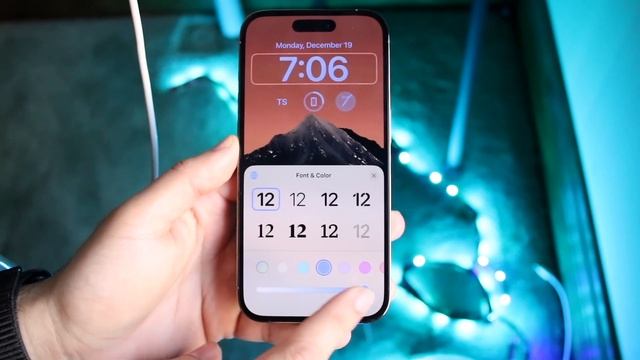 How To Change Color Of Time On iPhone Lock Screen! смотреть онлайн