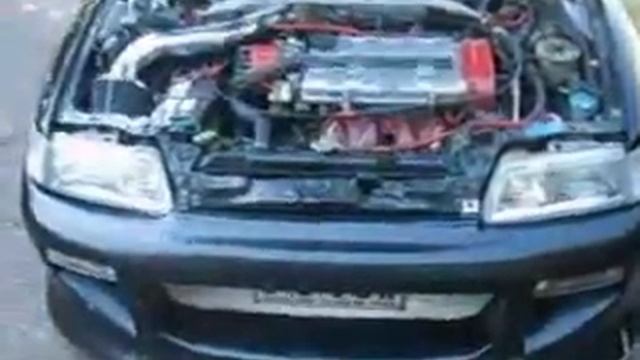 Honda CRX d16a смотреть онлайн