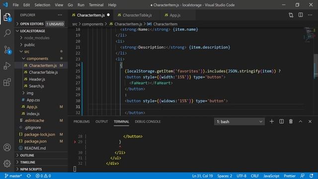 Javascript LocalStorage | React App смотреть онлайн