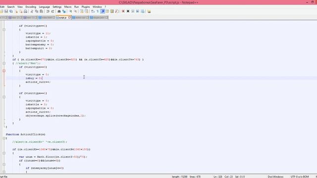 Создание игры на javascript "Мореплаватель". Часть 3. (Заключительная) смотреть онлайн