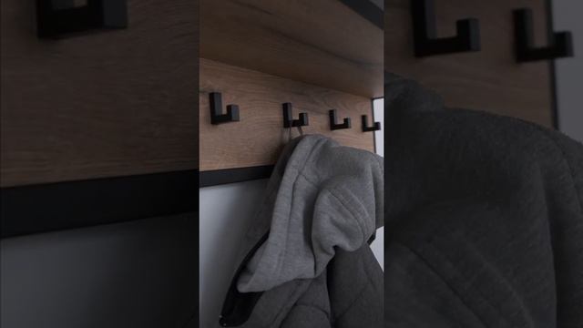 Вешалка настенная с полкой в стиле Loft смотреть онлайн