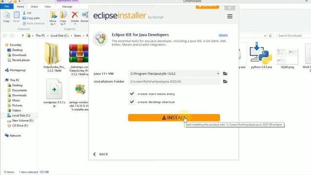How to download/install ECLIPSE IDE on Windows (2020) |java | Hindi смотреть онлайн