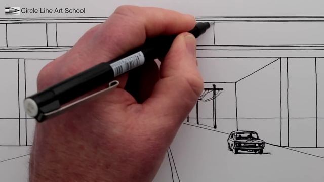 How to Draw using 1-Point Perspective: Road and Bridge смотреть онлайн