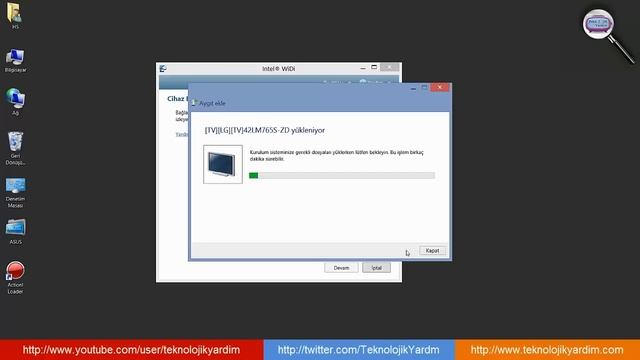 Bilgisayar Ekranını Tv Ye Bağlama Wifi Ile Kablosuz Görüntü Aktarma.Bilgisayarı Televizyona Bağlama