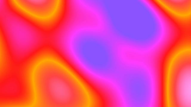 2h Psychedelic Colorful Neon Background | No Sound 4K