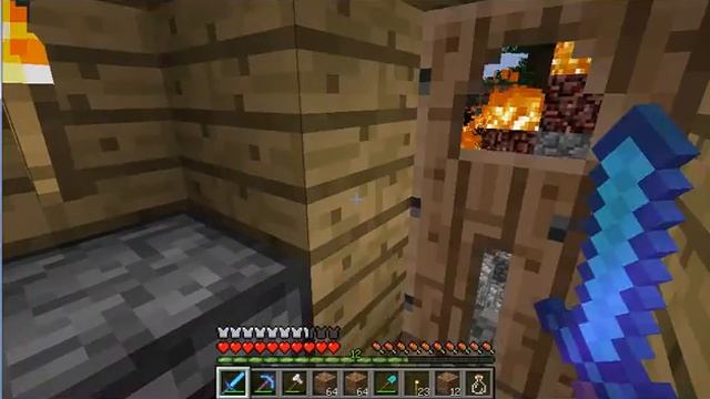 майнкрафт выживание 1.9.4 #9 - варочная стойка, замок в аду!