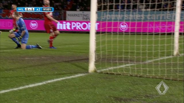 Samenvatting TOTO KNVB Beker: Willem II-AZ смотреть онлайн