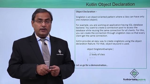Kotlin - Object Declaration смотреть онлайн