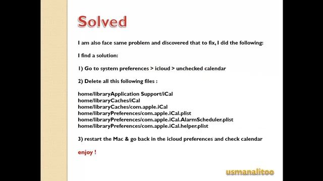 Fix iCloud & Calendar 403 error message смотреть онлайн