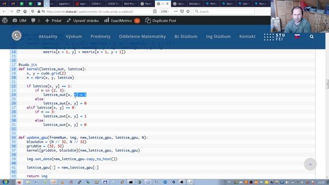 2021-10 [seminár] CUDA pokračovanie смотреть онлайн