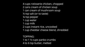 4 SIMPLE CHICKEN RECIPES USING CREAM SOUPS