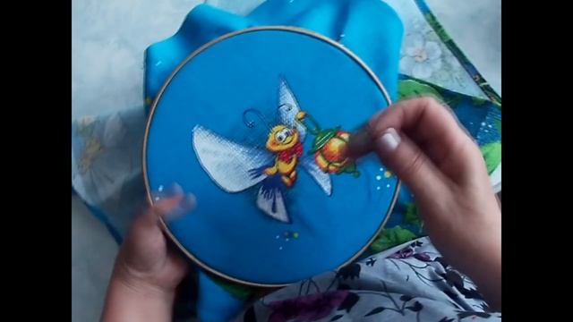 МК Вышивка гладью полотенце для начинающих 1 часть смотреть онлайн