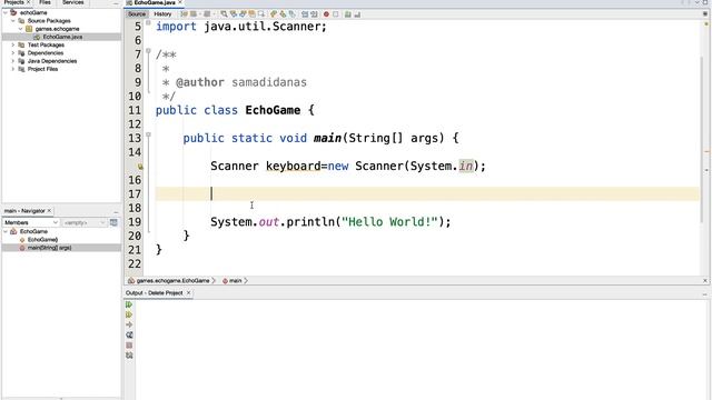 Learn Java Programming - Part 1-6: Echo Game: A Simple and complete Java Program смотреть онлайн