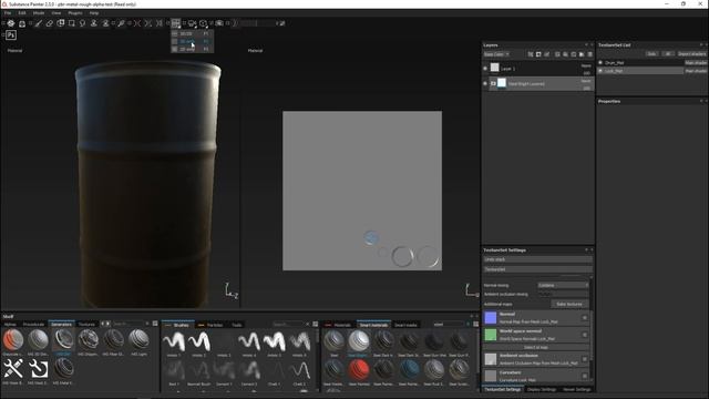 Using Substance Painter 2.3's Photoshop plugin to export textures смотреть онлайн
