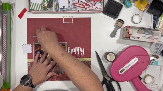 Scrapbooking Process Video: Happy Hour (14 Days Of Christmas)