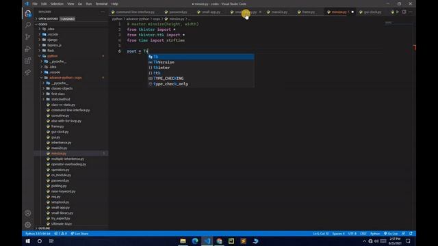 Maxsize() method in tkinter || Python end to end course #79 смотреть онлайн