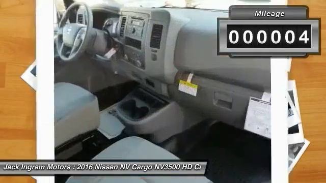 2016 Nissan NV Cargo NV3500 HD Montgomery AL N15395 смотреть онлайн