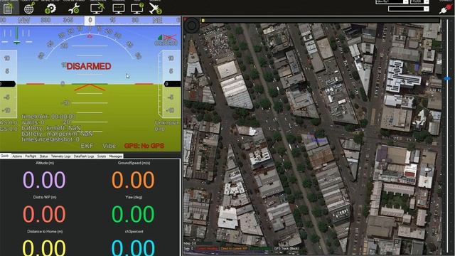 MissionPlanner with gstreamer video source смотреть онлайн