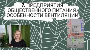 Предприятия общественного питания. Особенности вентиляции