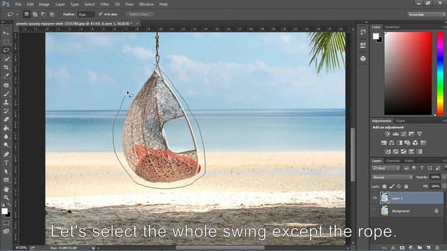 Content Aware Fill Photoshop Tutorial смотреть онлайн