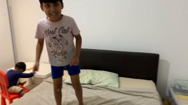 Playing Guitar while singing Peppa Pig song and own composed song смотреть онлайн