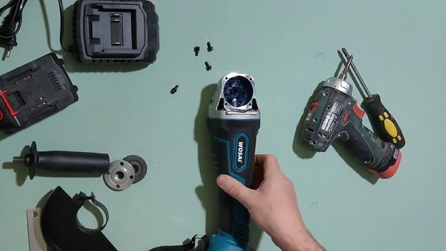 Aккумуляторная болгарка Wosai 20в аналог макита 18в