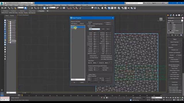 3ds Max шторы