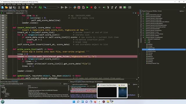 12-Pygame, Love2D and Monogame Comparison - Pygame - Leaderboard смотреть онлайн