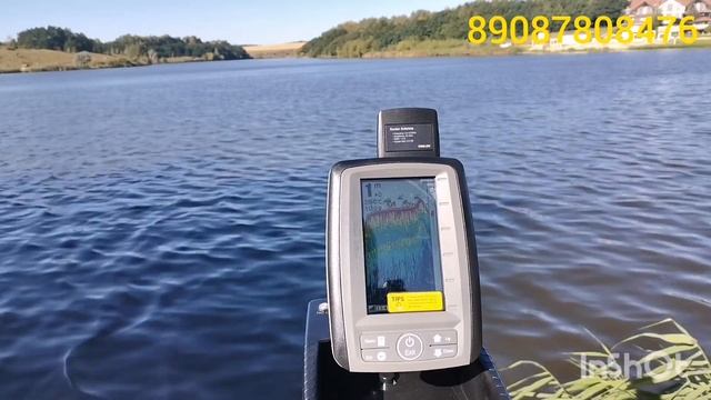 Как отображает структуру(плотность) дна эхолот Toslon Tf520.