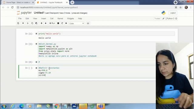 Python: Distribución Normal o Campana de Gauss | Jupyter Notebook смотреть онлайн