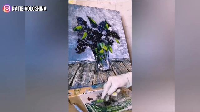 Пишем картину мастихином! Советы начинающему художнику смотреть онлайн
