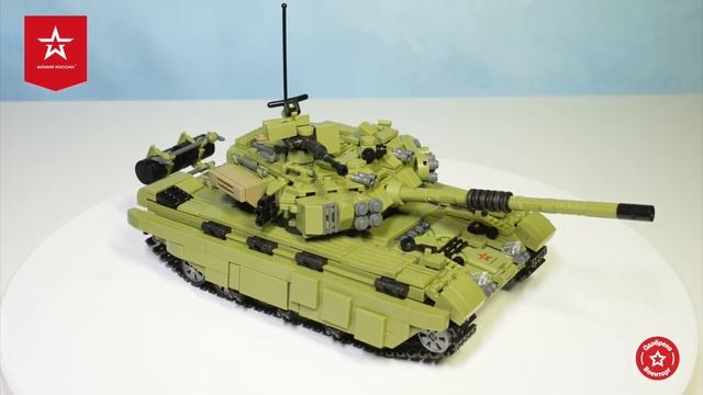 БОЕВОЙ ТАНК АРМИИ РОССИИ - конструктор, анимированная сборка и обзор набора смотреть онлайн