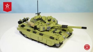 БОЕВОЙ ТАНК АРМИИ РОССИИ - конструктор, анимированная сборка и обзор набора