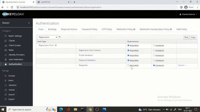 reCAPTCHA with Keycloak смотреть онлайн